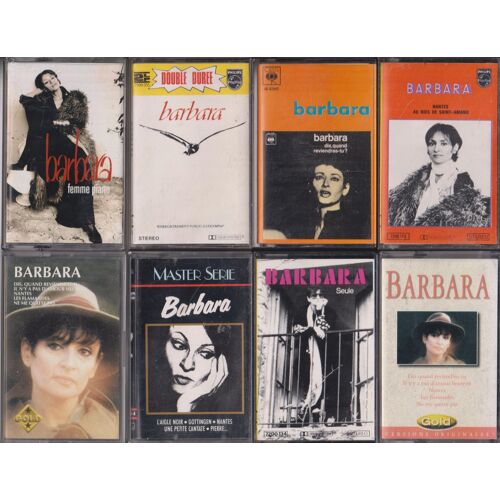 Barbara Lot De 8 K7 Cassettes Audio Tape