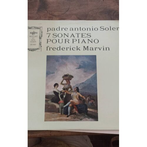 Padre Soler 7 Sonates Pour Piano Frédérik Marvin Vinyle