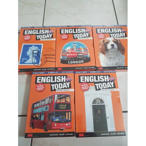 Integrale 5 Coffrets Méthode English Today Niveau Moyen Avancé