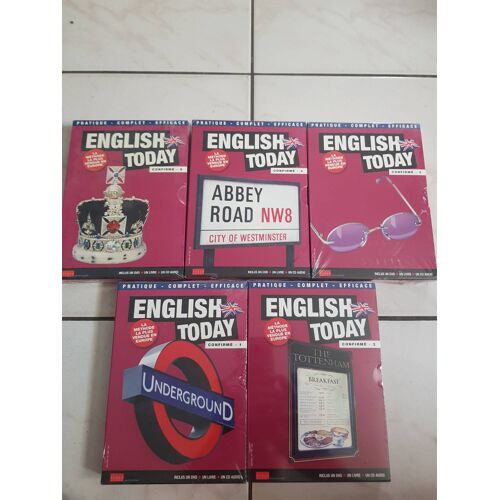 Integrale 5 Coffrets Méthode English Today Niveau Confirme