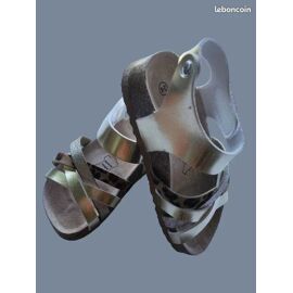 Sandales Fille Dorées Neuves Pointure 24 – Nu-Pieds Cuir Été