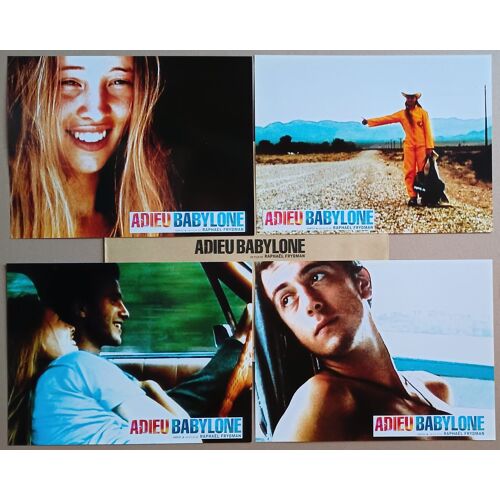 Adieu Babylone : Jeu De 4 Photos D'exploitation Cinématographique - Format 21x28 Cm - De Raphaël Frydman Avec Isild Le Besco, Emmanuel Faventines, Stephanie Touly, Frédéric Epaud - 2000