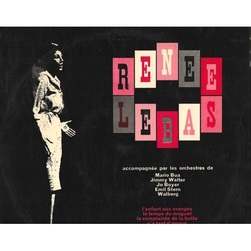 Renée Lebas "L'Enfant Aux Oranges" Vinyle 33 T 25 Cm - Lp - Guilde Du Jazz -1961