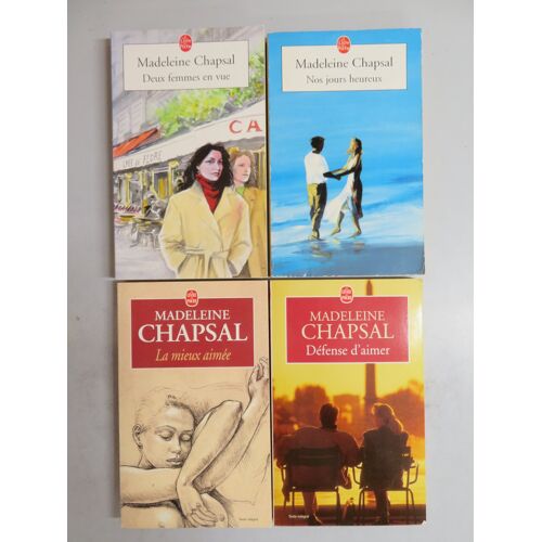 Lot De 4 Livres . Romans / Madeleine Chapsal / Editions Livre De Poche