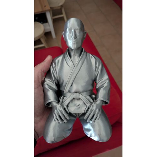 Statue Judoka assis (20cm)