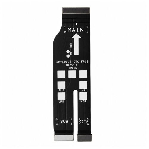 Nappe de Liaison Carte Mère pour Galaxy S23 FE Service Pack Samsung Noir