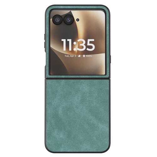 Coque pour Motorola Razr 70 Ultra Pliable Rigide avec Revêtement Texturé Bleu