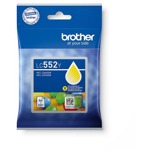 Brother LC552Y cartouche d'encre Original Jaune