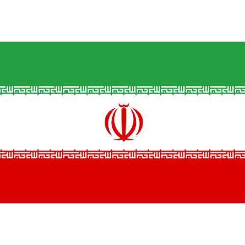 Drapeau Iran (15x10cm) - Sticker/Autocollant