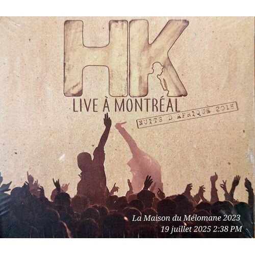 726 Super Album Cd Neuf Original Collection Hk Live At Montréal