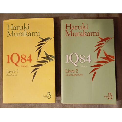 Lot Haruki Murakami 1q84 Livre 1 + Livre 2 ( Éd. Originales Avec Jaquettes)