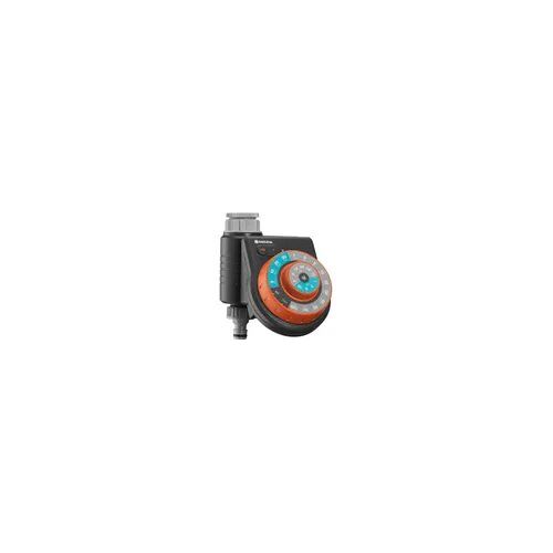 Programmateur d'arrosage Easy Plus - GARDENA - Bouton rotatif - Technologie Safe Stop - Résistant eau