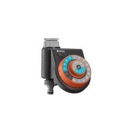 Programmateur d'arrosage Easy Plus - GARDENA - Bouton rotatif - Technologie Safe Stop - Résistant eau