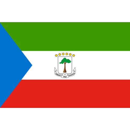Drapeau Guinée Équatoriale (15x10cm) - Sticker/Autocollant