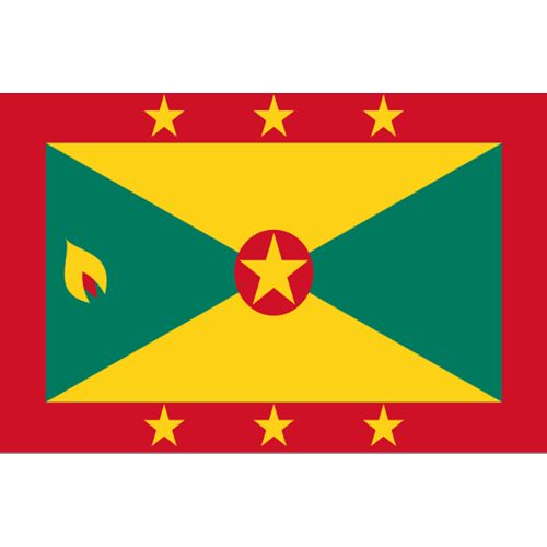 Drapeau Grenade (15x10cm) - Sticker/Autocollant