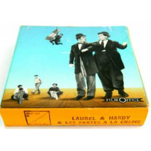 Laurel Et Hardy Et Les Tartes À La Crème Film Super8 Super 8 Mm Noir Et Blanc Aux Éditions Film Office 12m - Stan Laurel & Oliver Hardy Dans Leurs Pitreries - Initier Les Enfants À L'Humour Visuel