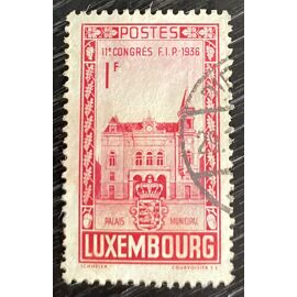 Timbre Oblitéré Luxembourg 1936