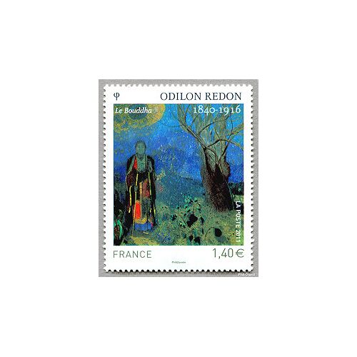 Art : "Le Bouddha" Oeuvre D'Odile Redon Année 2011 N° 4542 Yvert Et Tellier Luxe