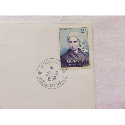 Cachet Commémoratif Sur Enveloppe - Monaco 20/12/1969