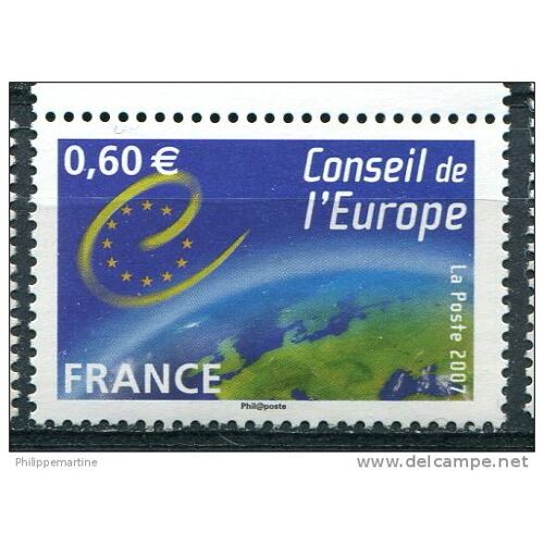 Timbre De Service Neuf - Conseil De L'Europe 2007