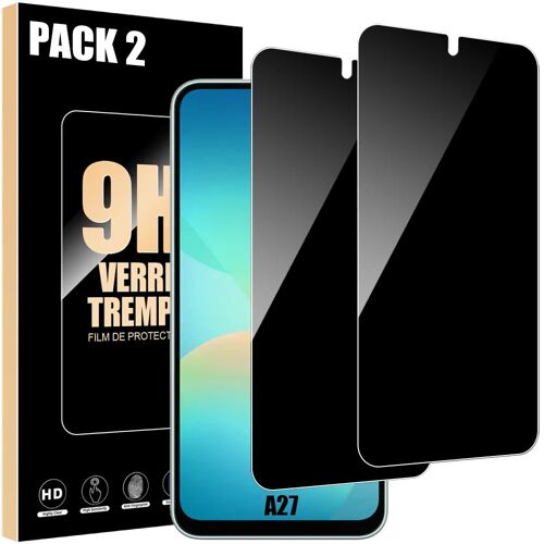 2 Verre Trempé Anti-Espion pour Samsung Galaxy A27 5G, Vitre Protection Rigide Anti-Rayures 9H - E.F.Connection