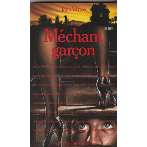 Jack Vance Mechant Garçon " Bad Ronald" Pocket Terreur 9002 -Presses Pocket 254 Pages -