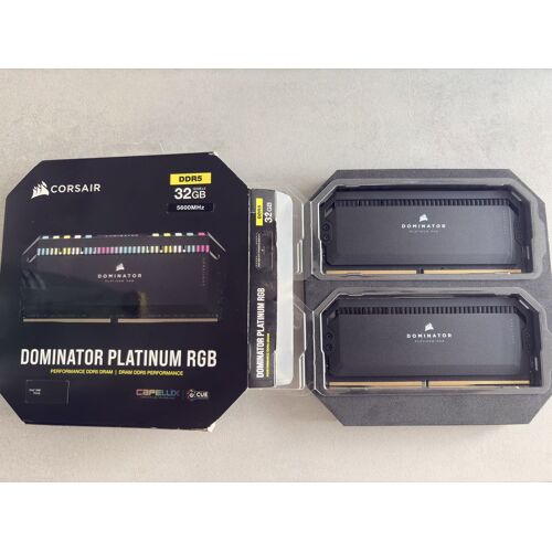 🖥¿ RAM Corsair Dominator Platinum RGB DDR5 32Go (2x16Go) 5600MHz CL36