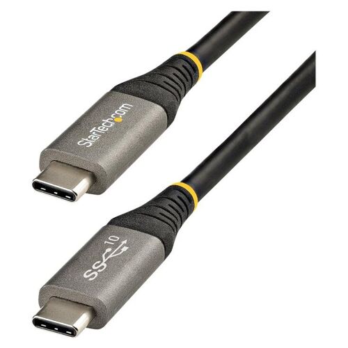 StarTech Câble USB C 10Gbps 50cm - Certifié USB-IF - Câble USB 3.1/3.2 Gen 1 Type-C - 100W (5A) Power Delivery, DP Alt Mode - Cordon USB C vers C - Charge/Synchronisation (USB31CCV50CM) - Câble USB - USB-C (M) pour USB-C (M) - USB 3.2 Gen 2 /...