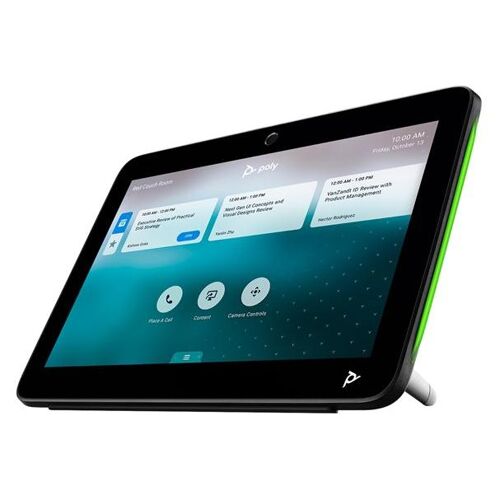 HP Poly TC10 - Sans cordon d'alimentation - contrôleur tactile - Certifié pour Zoom Rooms - noir