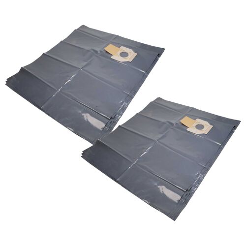 vhbw 10x Sacs remplacement pour Nilfisk 302000728 pour aspirateur - 35,8cm x 20cm gris