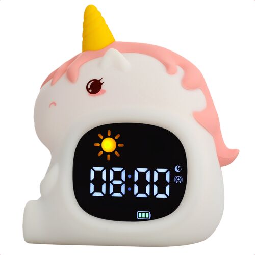 Imoshion Kids Coach De Sommeil Veilleuse Avec Haut-Parleur Réveil Enfant Unicorn