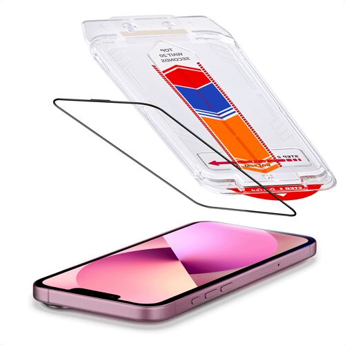 Accezz Protection d'écran en verre trempé avec applicateur 2-pack iPhone 17e / 16e / 15 / 14 / 13 / 13 Pro
