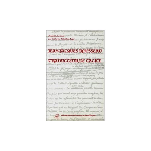 Jean-Jacques Rousseau, Traducteur De Tacite