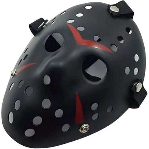 Masque Pour Halloween Fartoni Jason Vendredi 13 Déguisement Horreur, Hockey/Killer, Adulte Taille Universelle, Plastique Blanc