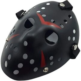 Masque Pour Halloween Fartoni Jason Vendredi 13 Déguisement Horreur, Hockey/Killer, Adulte Taille Universelle, Plastique Blanc