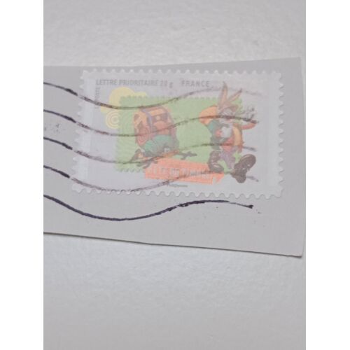 France Timbre Oblitéré Lettre 20 G Yvert N° 270 Autoadhesif Fete Du Timbre Personnage Looney Tunes Bugs Bunny Et Daffy Duck En Randonnée De 2009