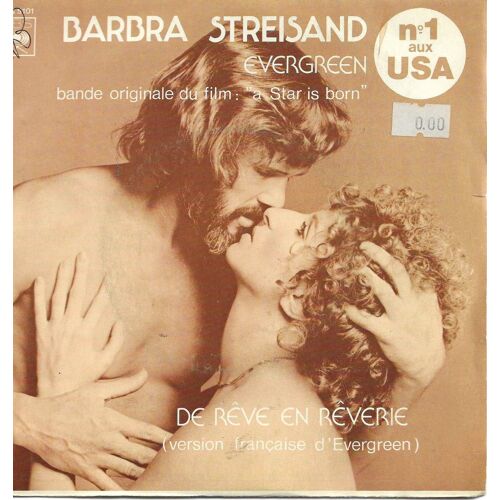 Barbra Streisand "Evergreen" Vinyle 45 T 17 Cm - Single - Cbs - 1977