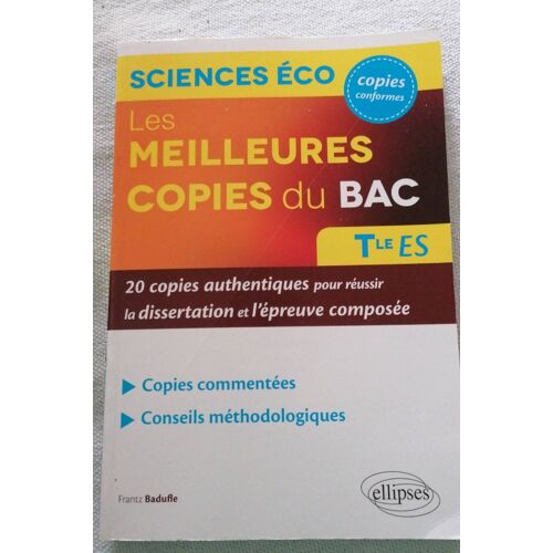 Les Meilleures Copies Du Bac Tle Es