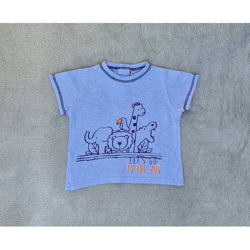 T-Shirt Bleu Clair 12 Mois, Très Bon État
