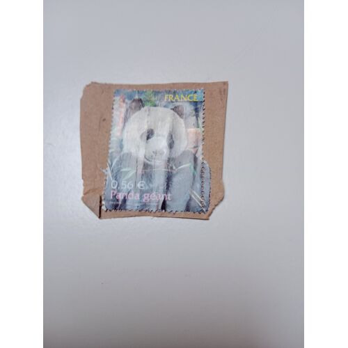 Timbre France 0,56€ Yvert N° 4372 - Série Nature (Xxiii). Animaux Disparus Ou Menacés D´Extinction Panda Géant De 2009