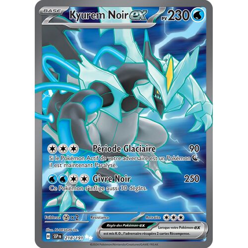 Kyurem Noir Ex - 218/191 - Etincelles Deferlantes