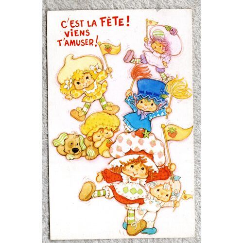 Carte D'Invitation : C'Est La Fête Viens T'Amuser