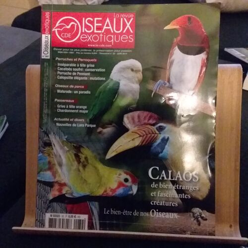 La Revue Cde Oiseaux Exotiques Numéro 397 De Juin 2014
