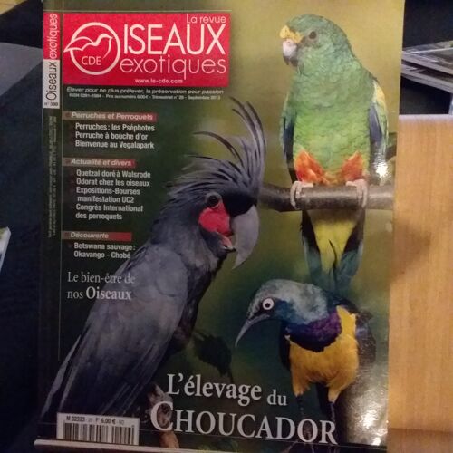 La Revue Cde Oiseaux Exotiques Numéro 388 De Septembre 2013
