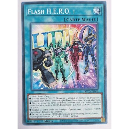 Yu Gi Oh Blzd Fr068 Flash H.E.R.O. !