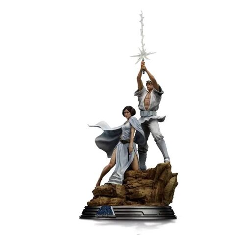Iron Studios - Star Wars - Statuette 1/10 Deluxe Art Scale Luke and Leia 41 cm