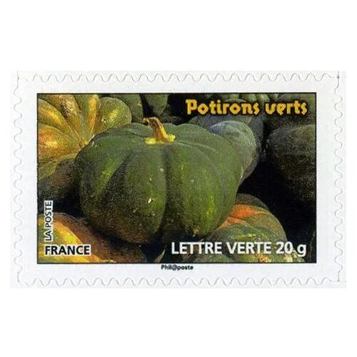 France 2012, Très Beau Timbre Autoadhésif Neuf** Luxe Yvert 749, "Légumes Pour Une Lettre Verte - Potirons Verts", Validité Permanente, Collection Ou Affranchissement.