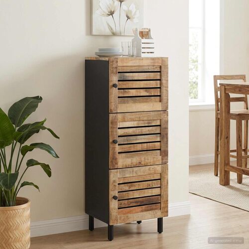 vidaXL Armoires de rangement Naturel 40 x 33 x 110 cm