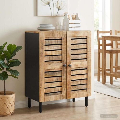 vidaXL Armoires de rangement 60 x 33 x 75 cm Bois de mangue massif