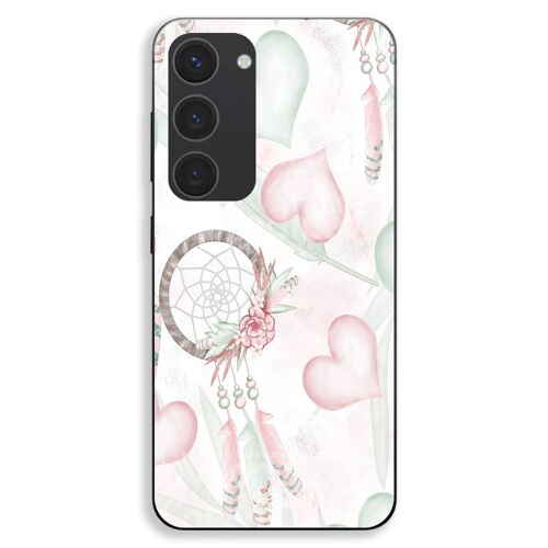 Coque Pour Samsung Galaxy S23 texture coeur attrape rêve Maniacase